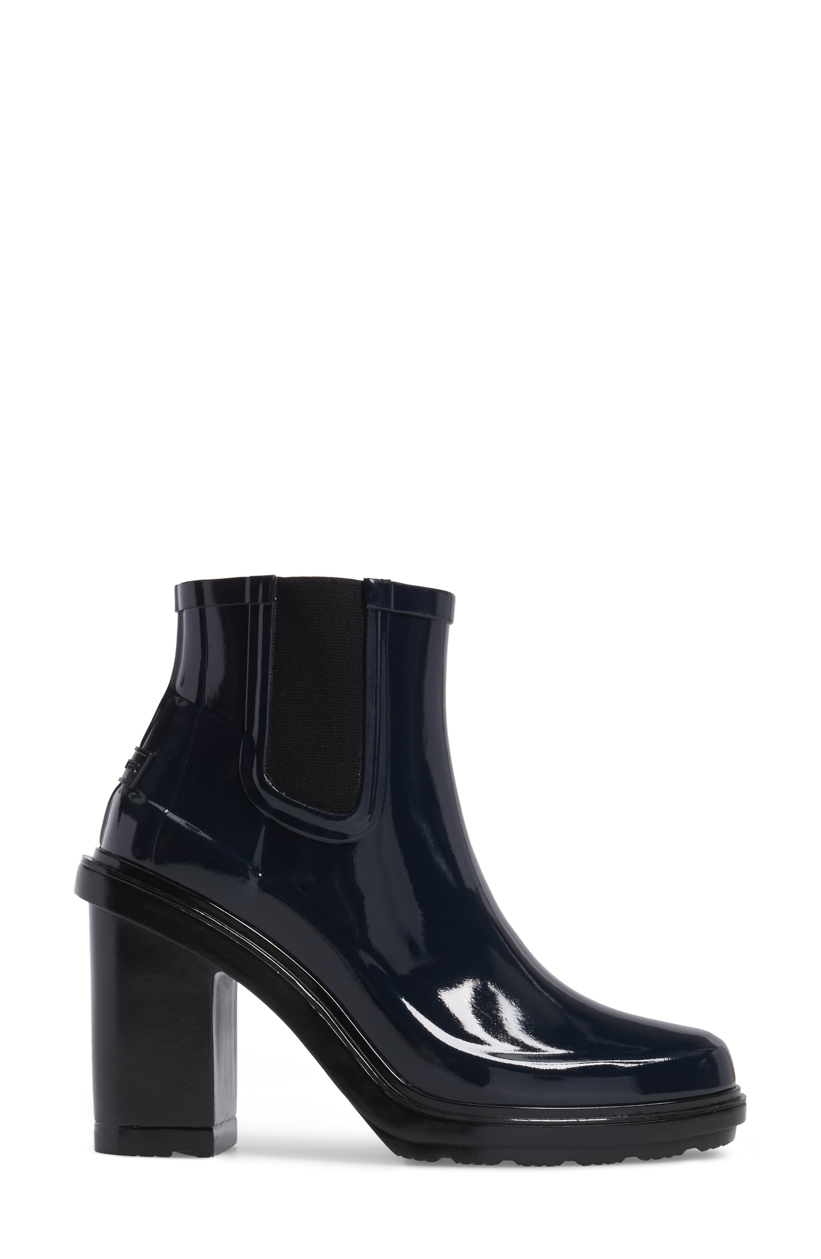 Hunter 'Original Refined' Chelsea Rain Boot, Alternate, color, 