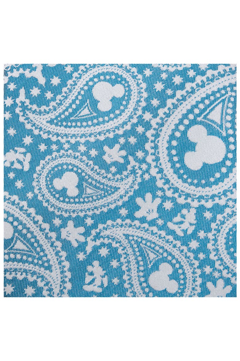 Mickey Mouse Paisley Silk Tie, Alternate, color, BLUE