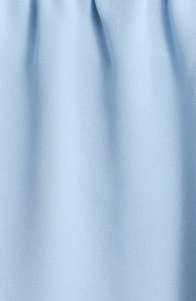 Vince Camuto Split Neck Peplum Top, Alternate, color, Sky