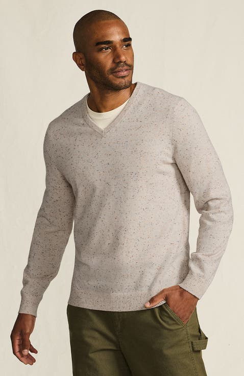Fine Gauge Cashmere V-neck Sweater