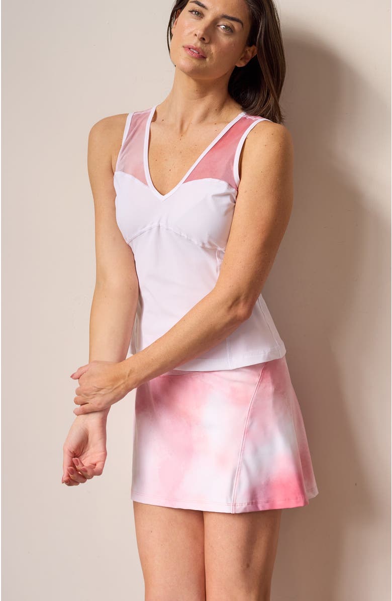 Bobbe Active Swish Skirt, Alternate, color, Romance