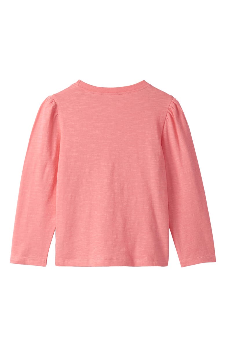 Hatley Kids' Floral Embroidered Puff Sleeve T-Shirt, Alternate, color, Pink