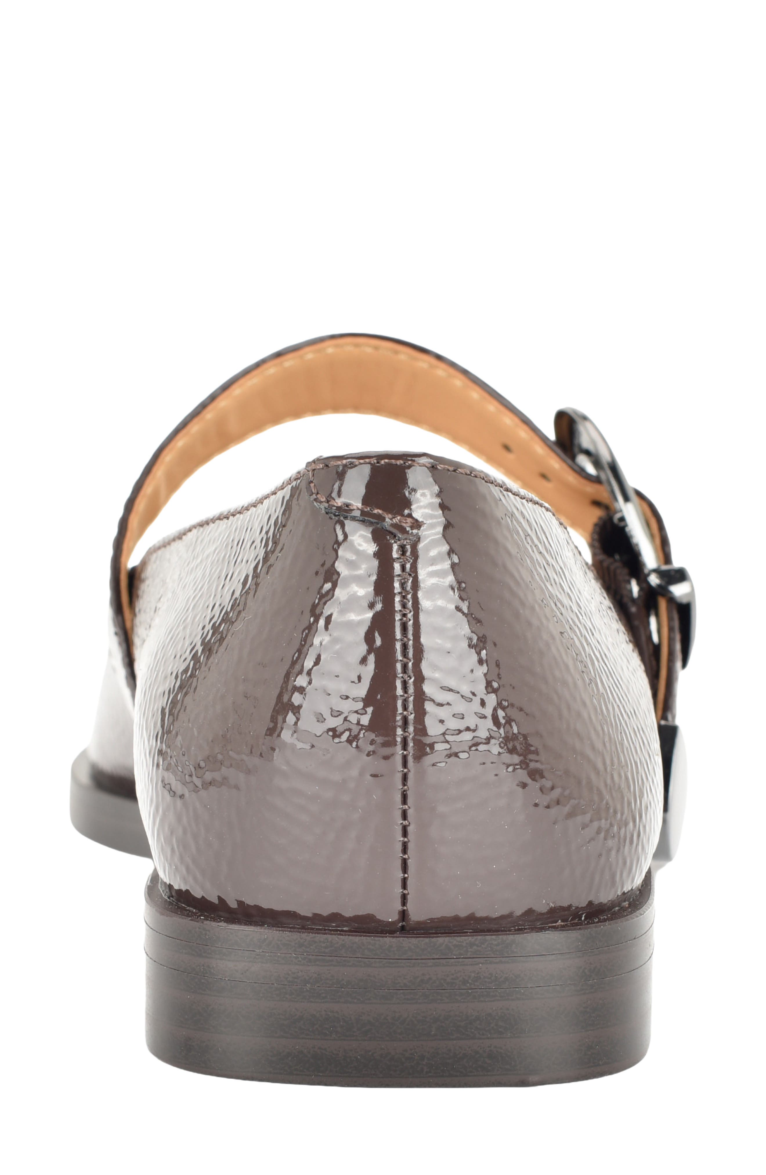 Nine West Katrel Mary Jane Flat, Alternate, color, Dark Brown