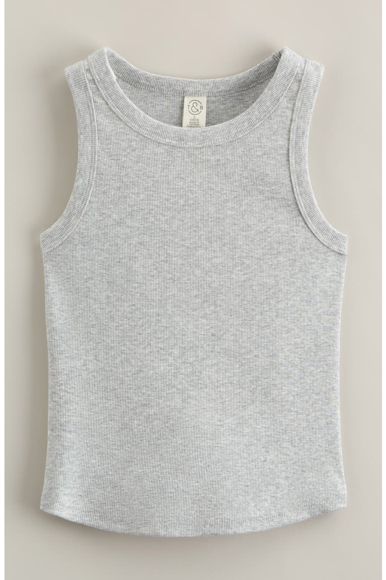 Kids' Easy Rib Tank, Main, color, GREY LIGHT HEATHER