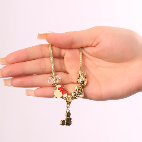 Disney Fashion Charm Bracelet, 7" In Gold