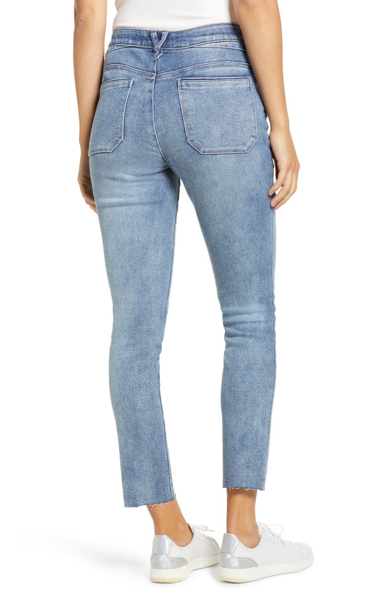 Wit & Wisdom Ab-Solution High Waist Crop Skinny Jeans, Alternate, color, 