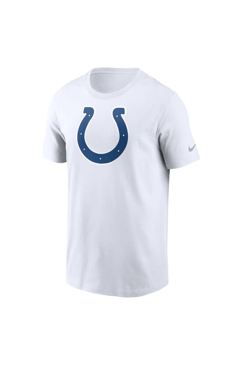 Men's Nike White Indianapolis Colts Primetime Logo Essential T-Shirt, Alternate, color, White