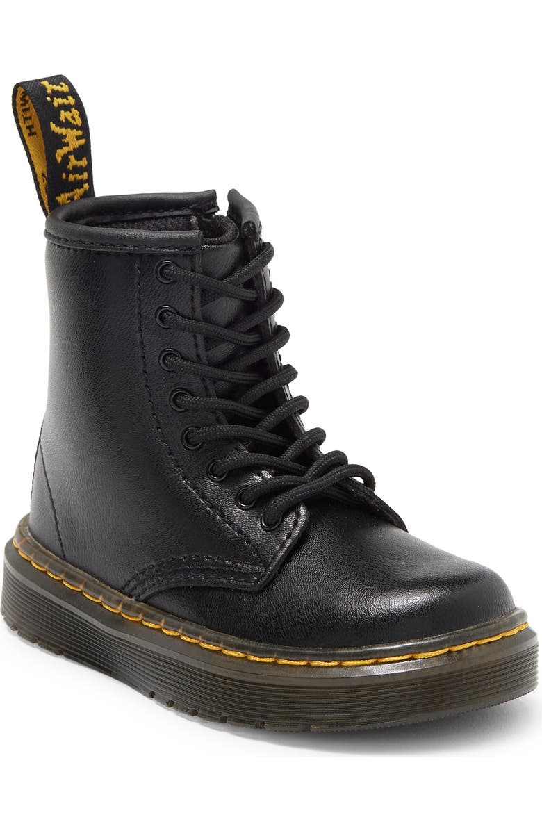Dr. Martens Kids' Zavala Combat Boot, Main, color, Black