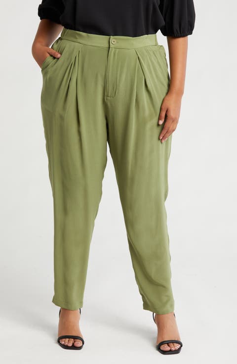 Salima Silk Pants (Plus)