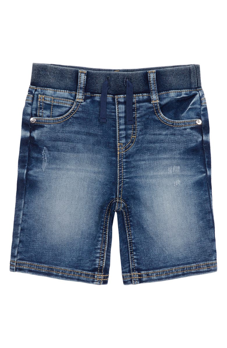 Peek Aren't You Curious Robert Pull-On Denim Knit Shorts, Main, color, 
