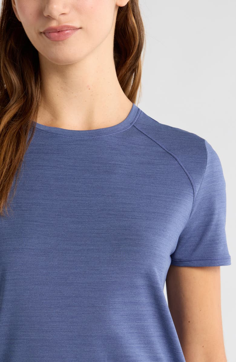 Zella Energy Performance T-Shirt, Alternate, color, Blue Indigo