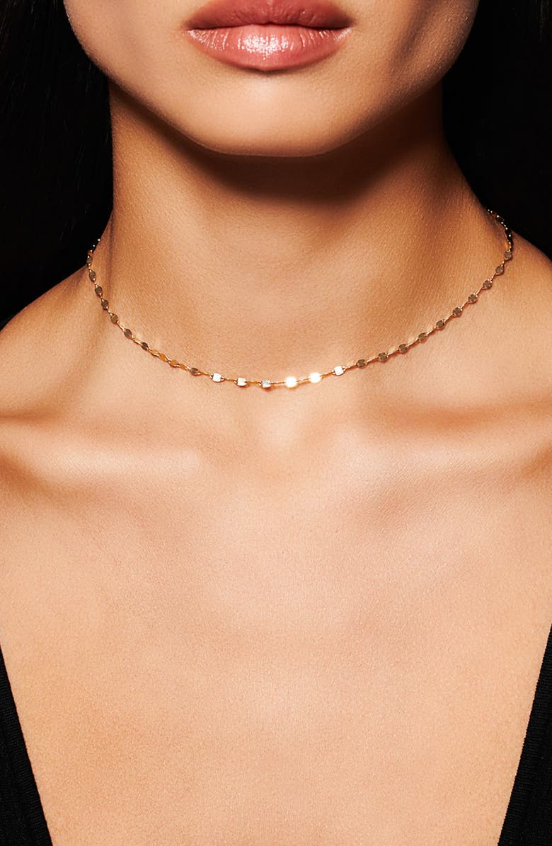 LANA Mega Gloss Blake 14K Gold Chain Choker, Alternate, color, Yellow Gold