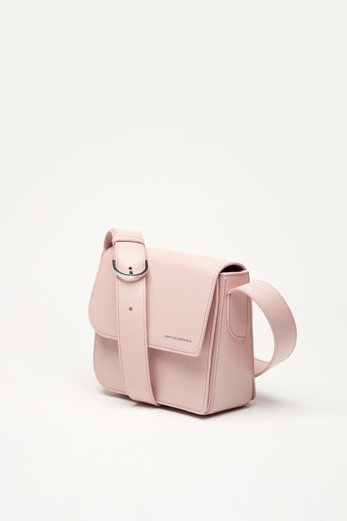 Shop Want Les Essentiels De La Vie Want Les Essentiels Arch Smooth Leather Crossbody Bag In Blush