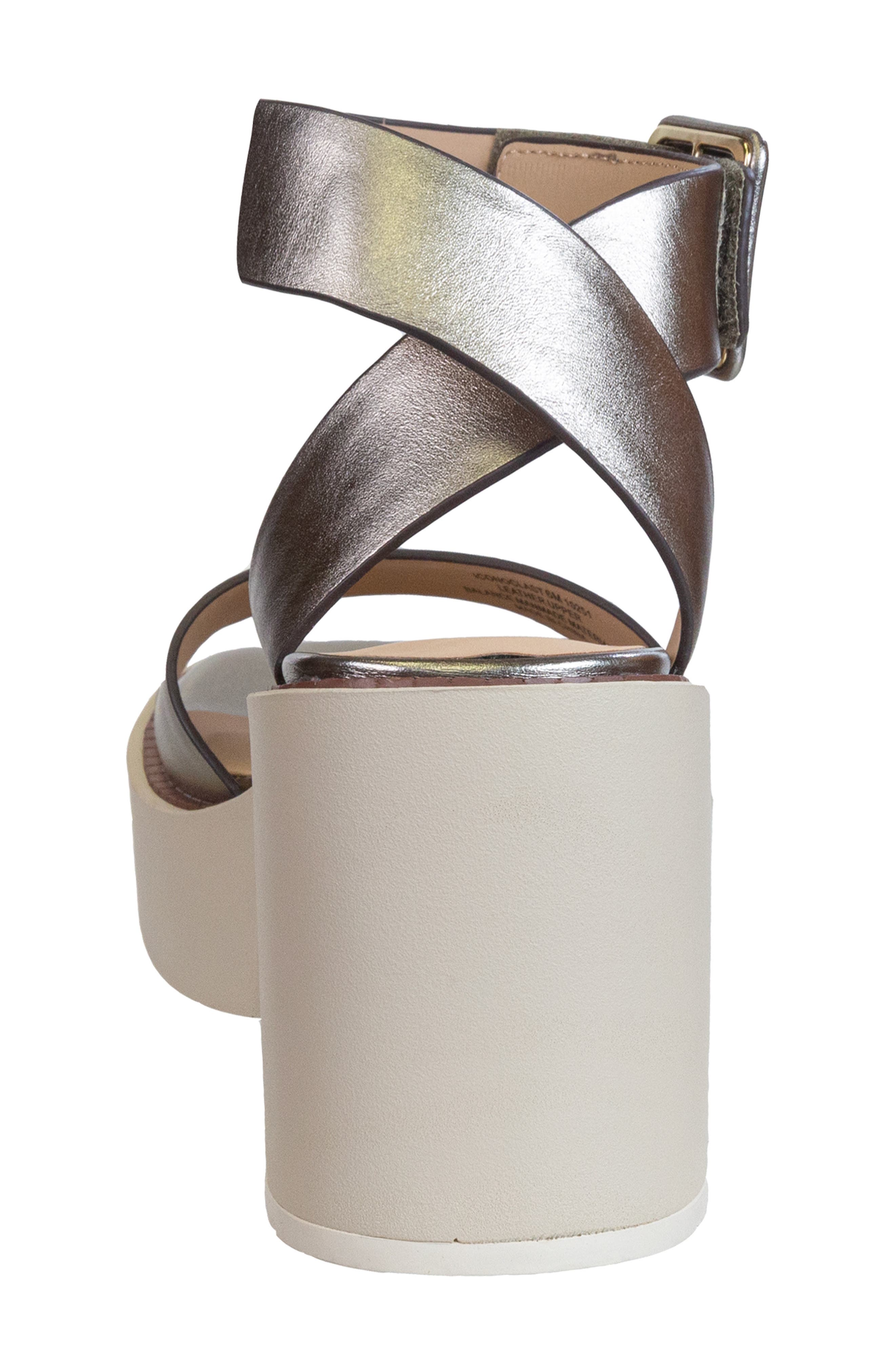 Naked Feet Iconoclast Ankle Strap Platform Sandal, Alternate, color, 