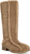AZALEA WANG Emberlyn Faux Shearling Tall Boot