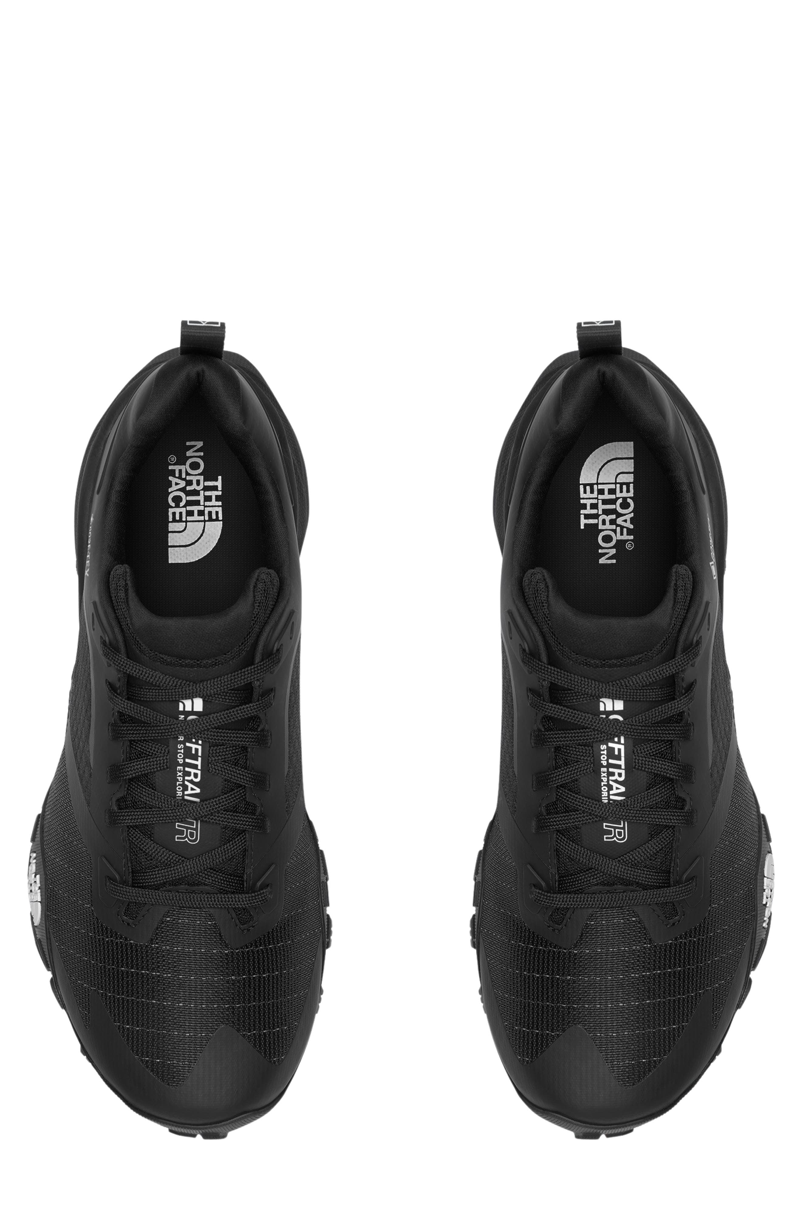 The North Face Offtrail TR Waterproof Gore-Tex<sup>®</sup> Trail Shoe, Alternate, color, Tnf Black Tnf Black