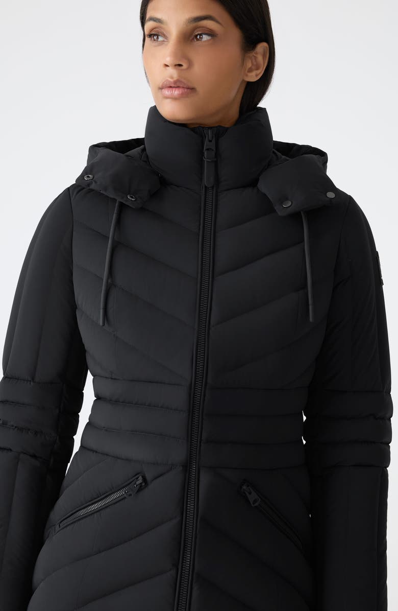 Mackage Nadia Hooded Quilted Down Jacket, Alternate, color, Black