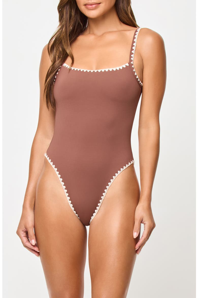 Nadia Low Back One-Piece Swimsuit video