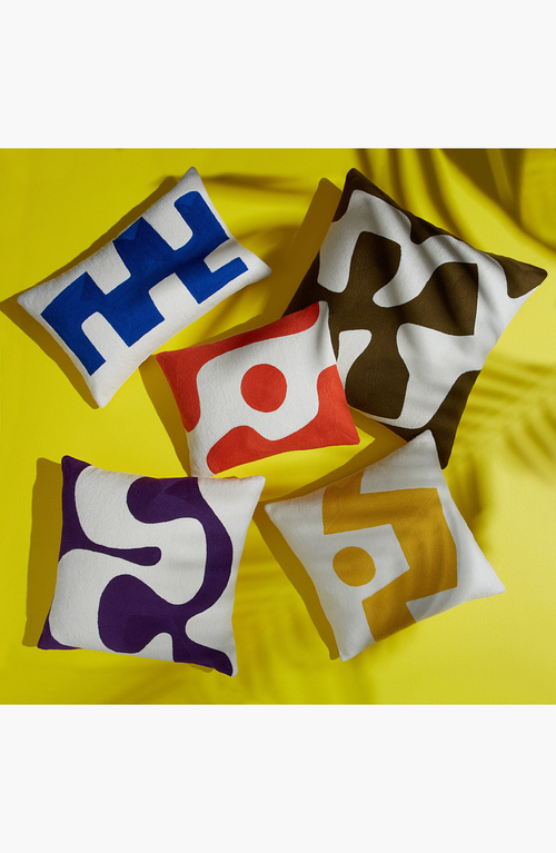 Jonathan Adler Ojai Pillow In Red