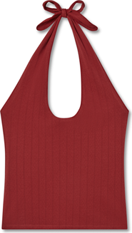 VIR VITA Pauline Pointelle Halter Top