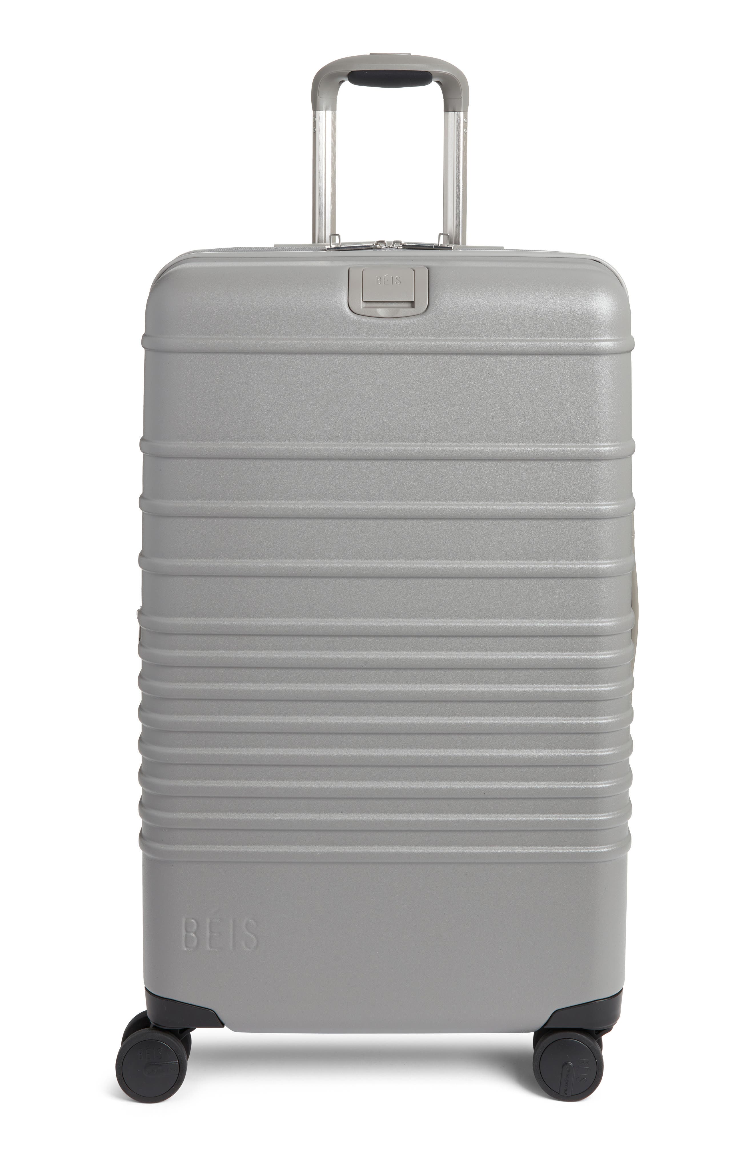 Béis The Medium Check-In Roller suitcase, Main, color, 