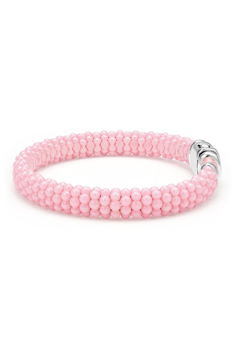 Pink Caviar Ceramic Beaded Bracelet (Nordstrom Exclusive), Alternate, color, PINK