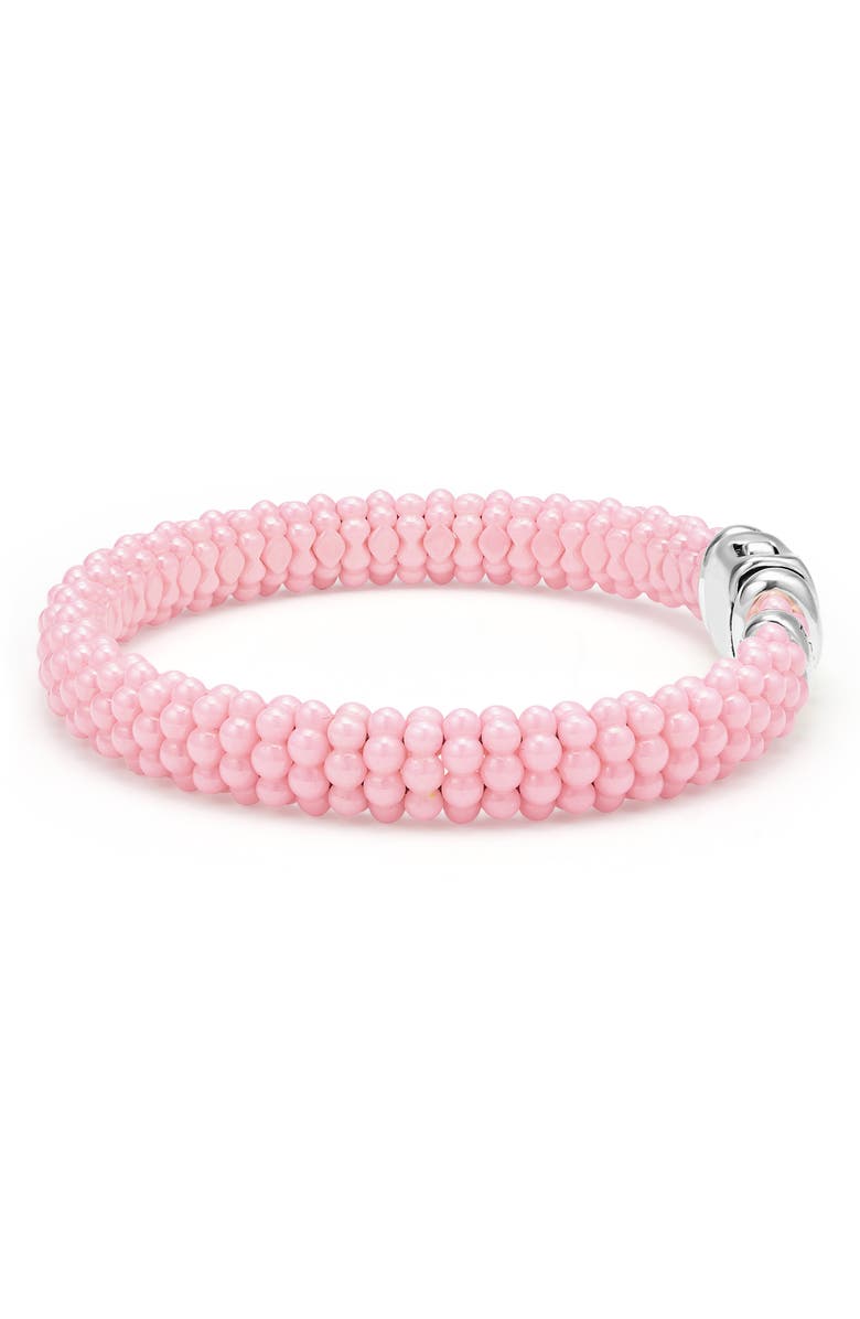 LAGOS Pink Caviar Ceramic Beaded Bracelet, Alternate, color, Pink