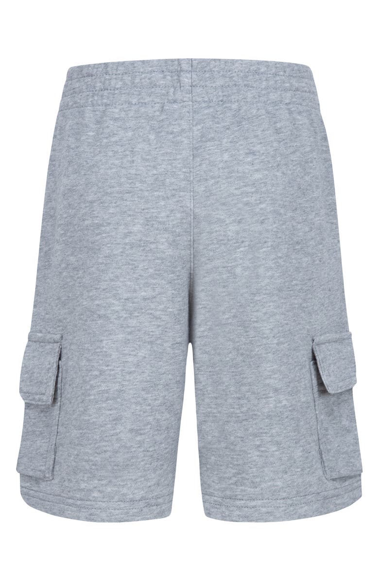 Nike Kids' French Terry Cargo Shorts, Alternate, color, Dark Grey Heather