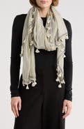 La Fiorentina Fringe Trim Ombré Scarf