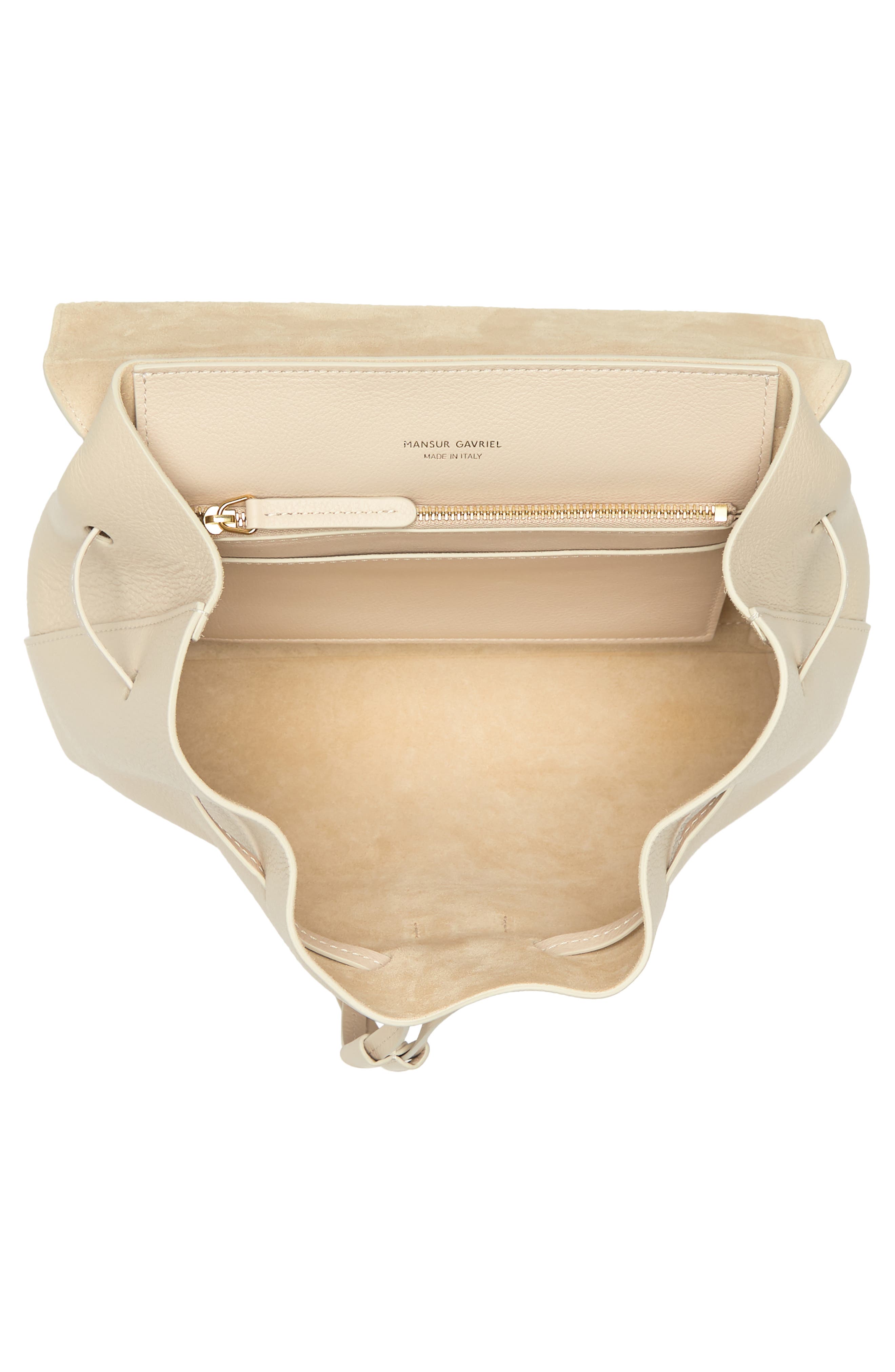 Mansur Gavriel Soft Lady Leather Bag, Alternate, color, Latte Macchiato