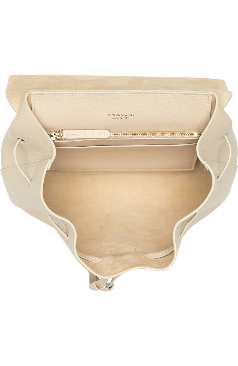 Mansur Gavriel Soft Lady Leather Bag, Alternate, color, Latte Macchiato