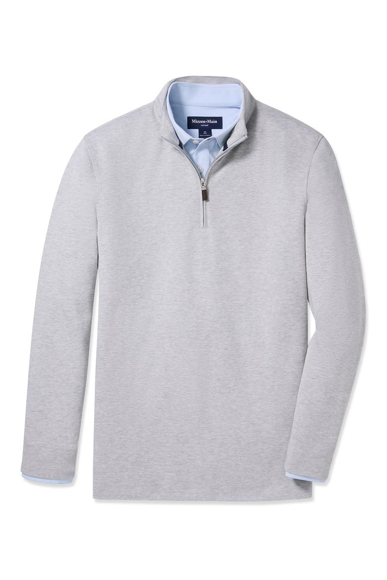 KPI Quarter Zip Pullover, Alternate, color, LIGHT GRAY HEATHER