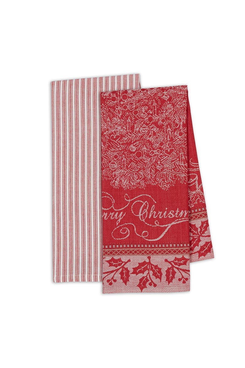 Vintage Merry Xmas Assorted Dishtowel Set/2, Alternate, color, Vintage Xmas