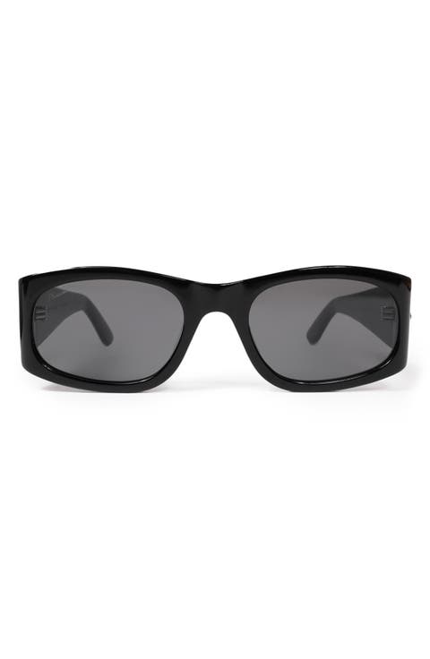 x Akila Eazy 55mm Rectangular Sunglasses