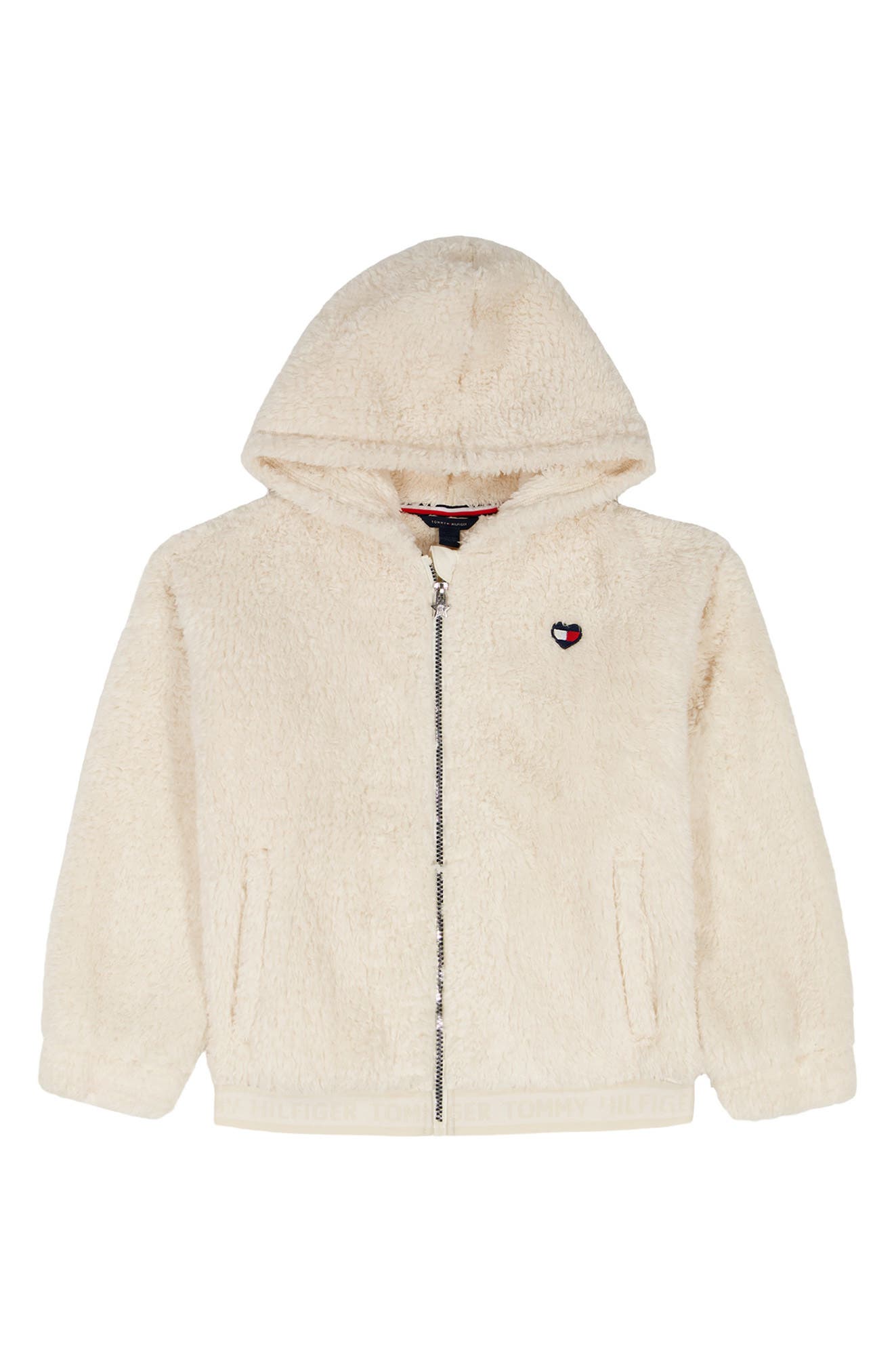 Tommy Hilfiger Kids' Minky Fleece Zip Up Hoodie