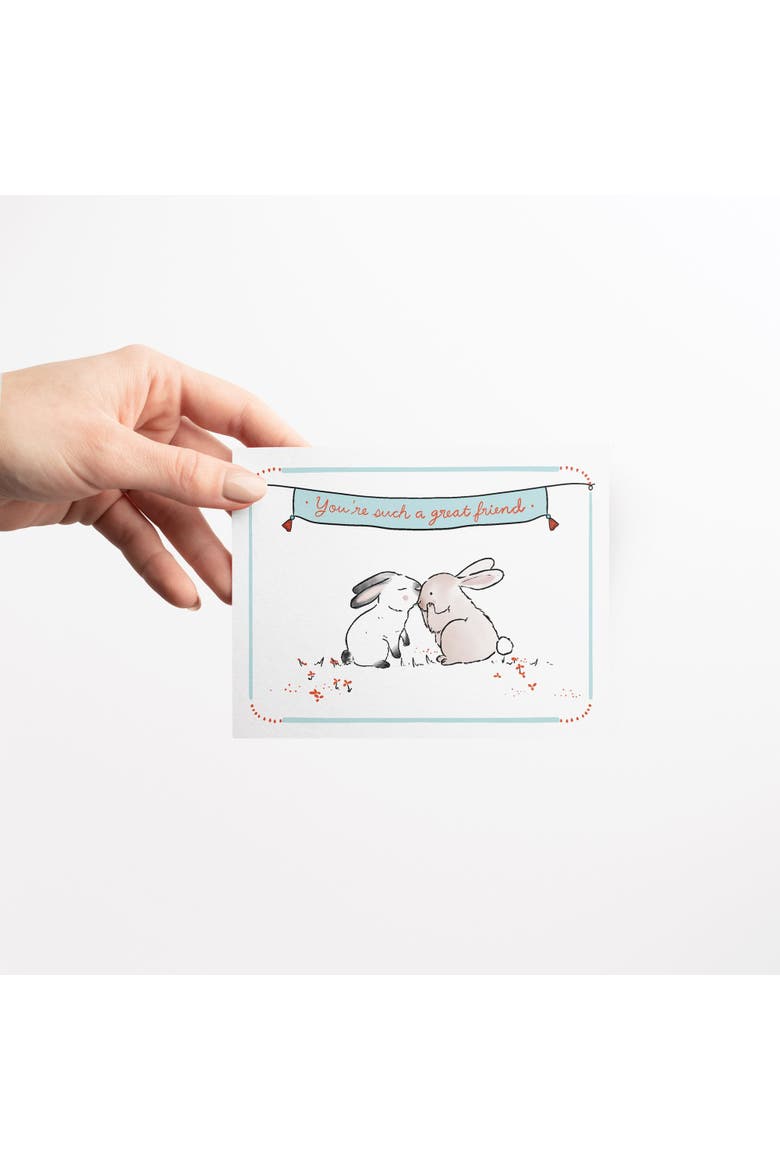 Love/Friendship Greeting Card Pack (3ct) "You're Such a Great Friend (Bunnies)", Alternate, color, Multi-Pack