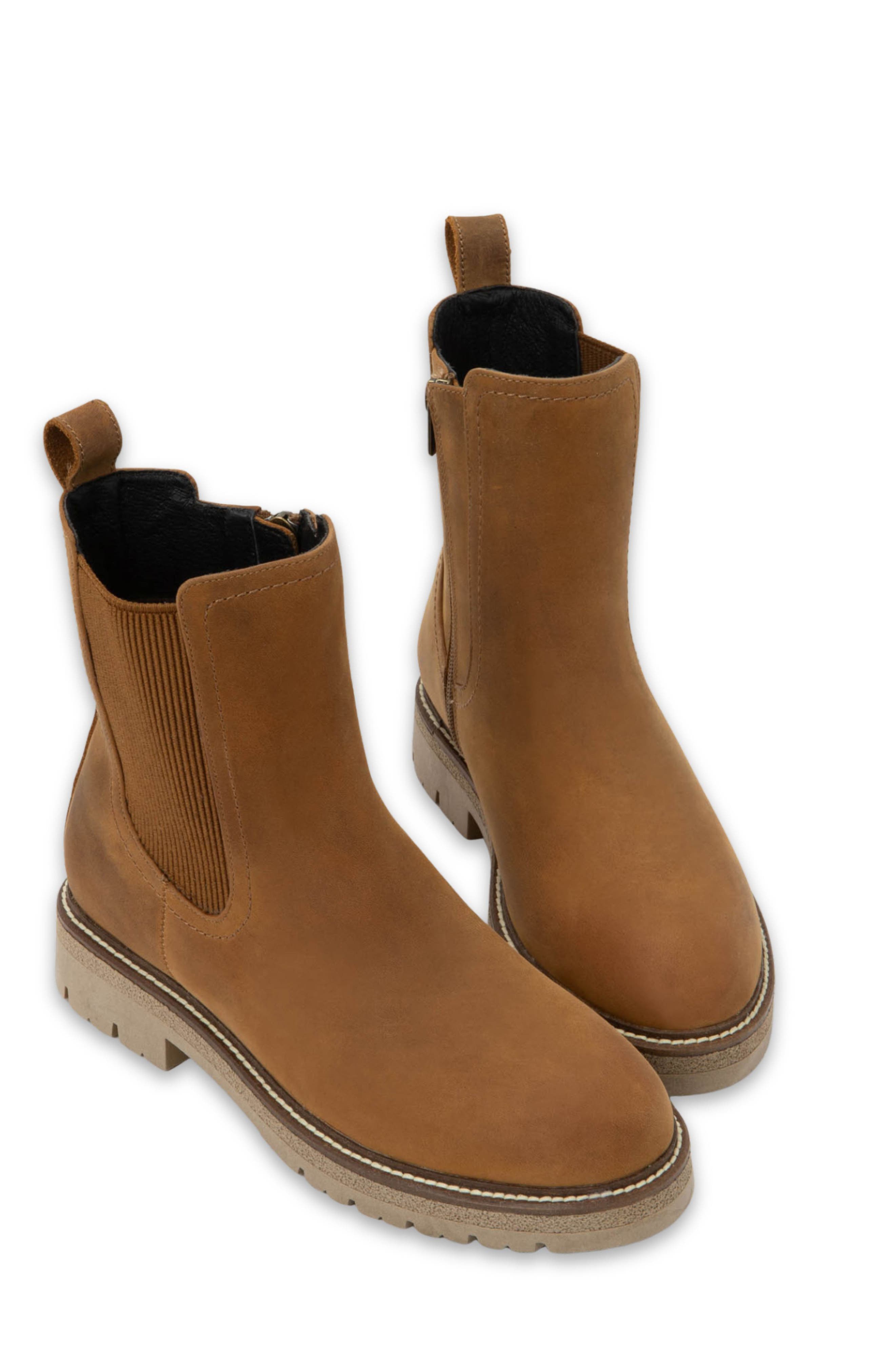 Main Platform Bootie, Alternate, color, TAWNY LEATHER