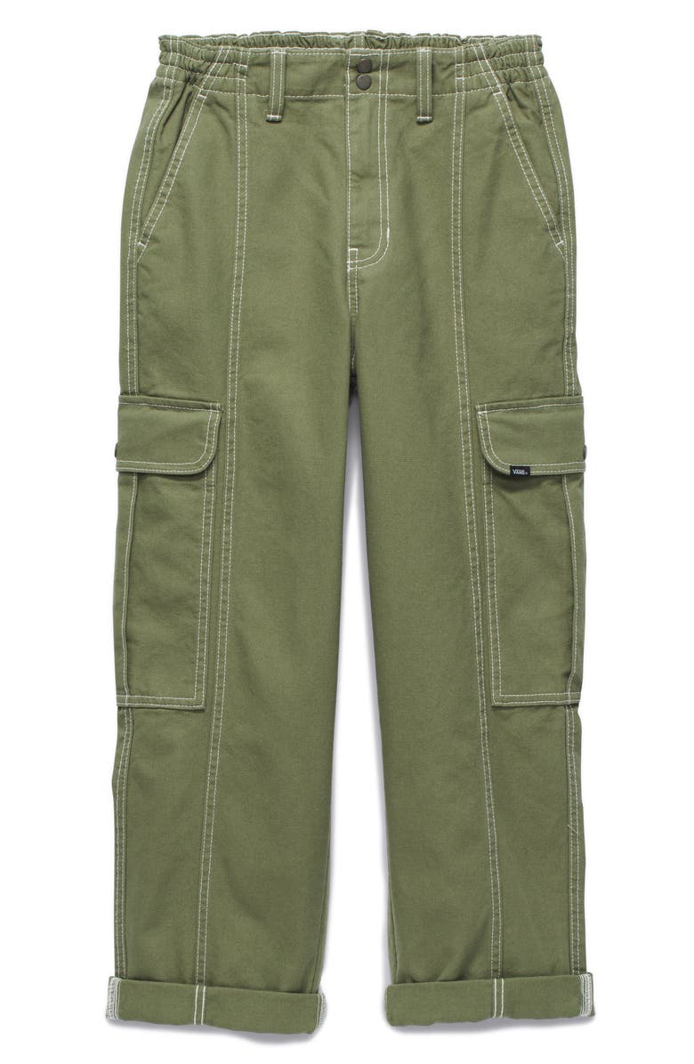 Vans Sidewalk Wide Leg Crop Cargo Pants, Alternate, color,
