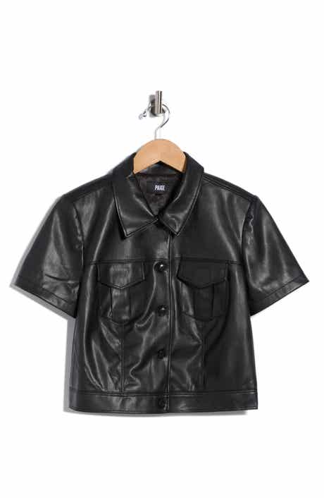 Angelique Leather Top