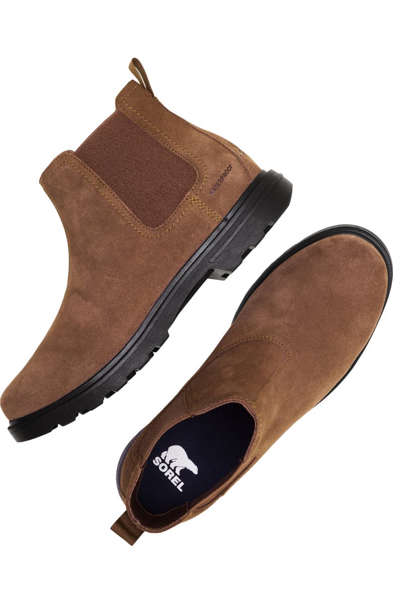 SOREL Cyprus<sup>™</sup> Waterproof Chelsea Boot, Alternate, color, Tobacco/ Blackened Brown