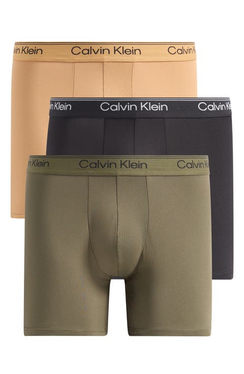 Assorted 3-Pack Microfiber Boxer Briefs