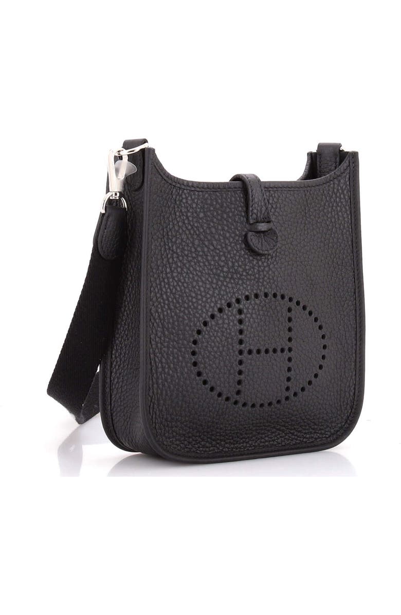 Pre-Owned Hermes Evelyne Bag Gen III Clemence TPM, Alternate, color, Noir