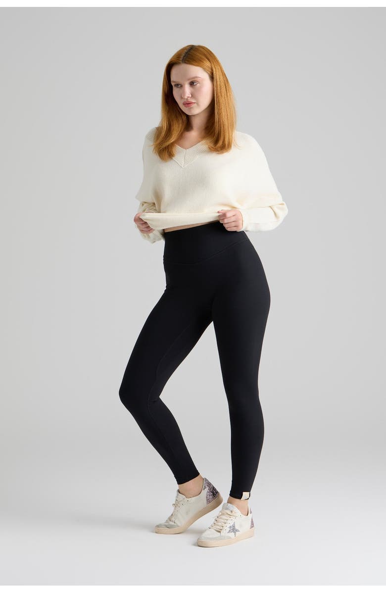 Le Fafo Shape High-Rise Leggings, Main, color, Black