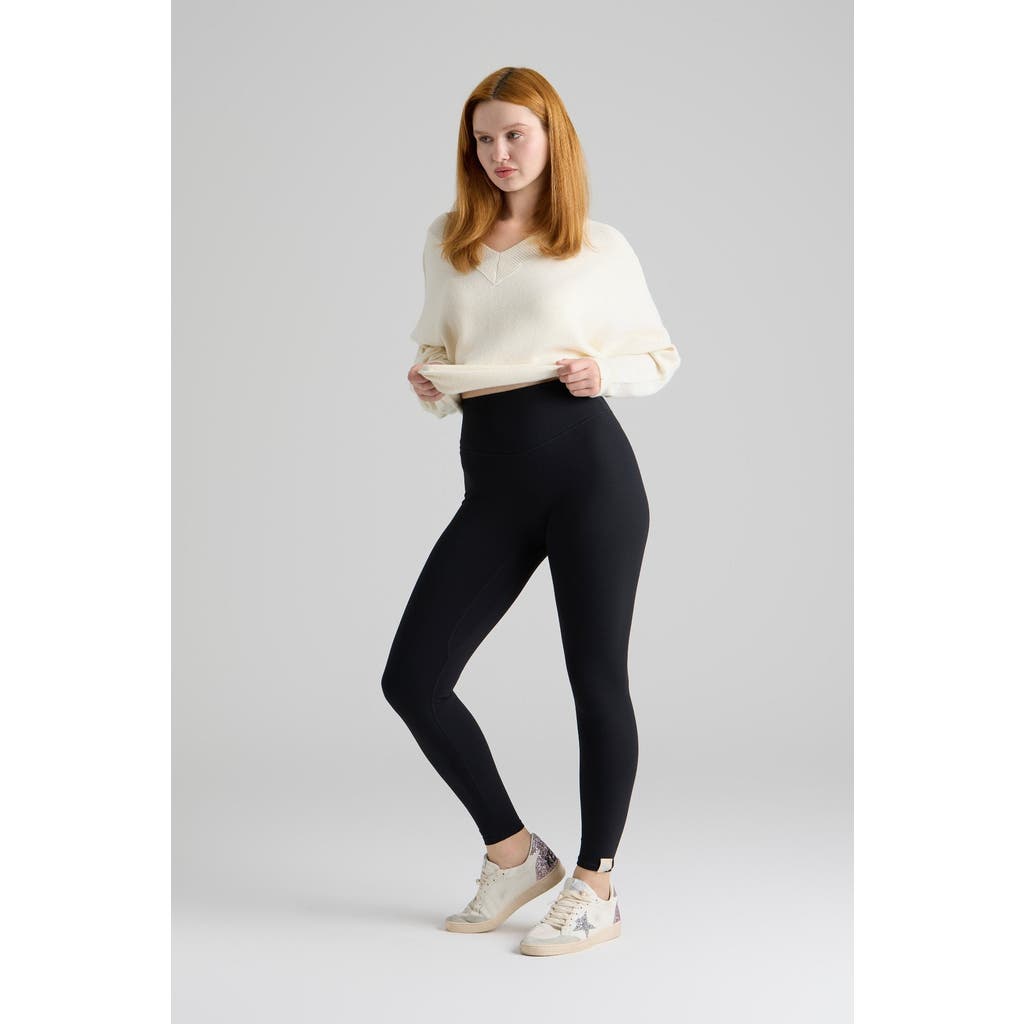 Le Fafo Shape High-rise Leggings In Black