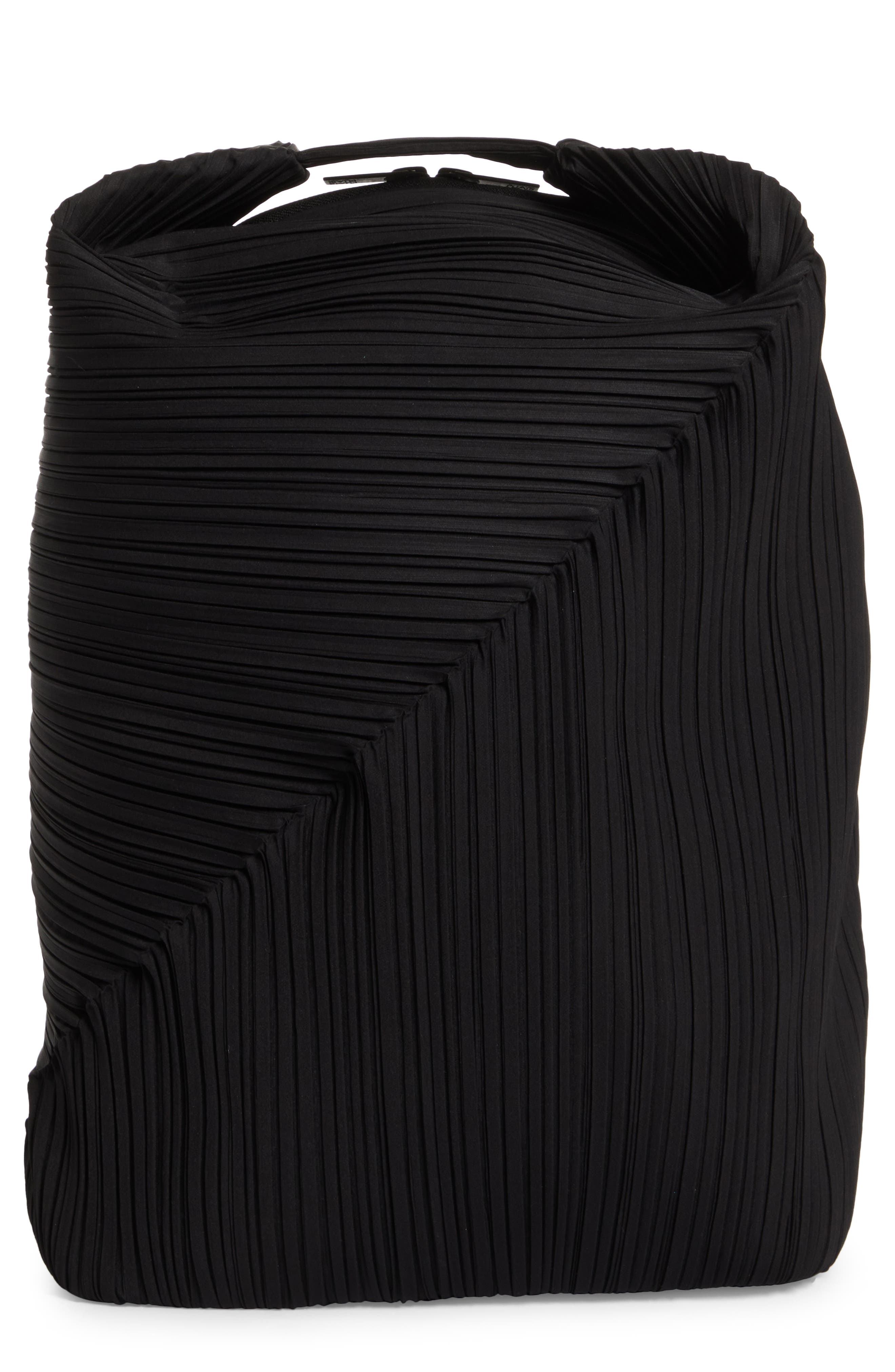 Pleats Please Issey Miyake Diagonal Pleats Backpack, Main, color, 