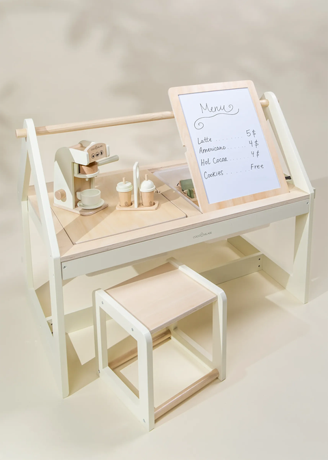 Multifunction Wooden Art & Sensory Table W/ Stools