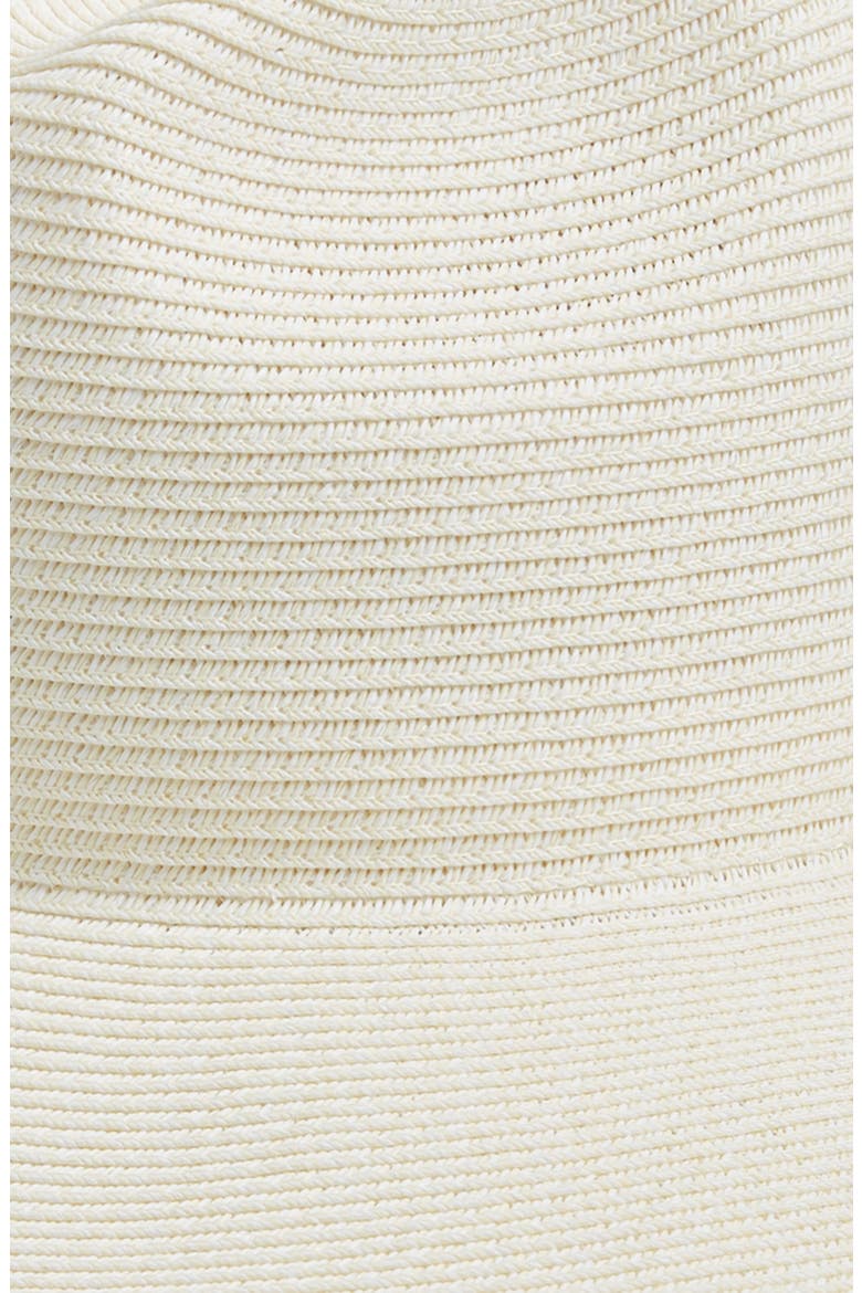 Packable Wide Brim Straw Panama Hat, Alternate, color, IVORY