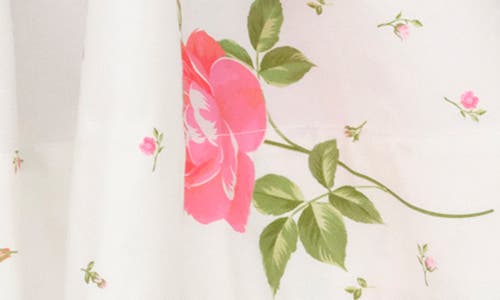 For Love & Lemons Rosebud Corset Halter Minidress In White