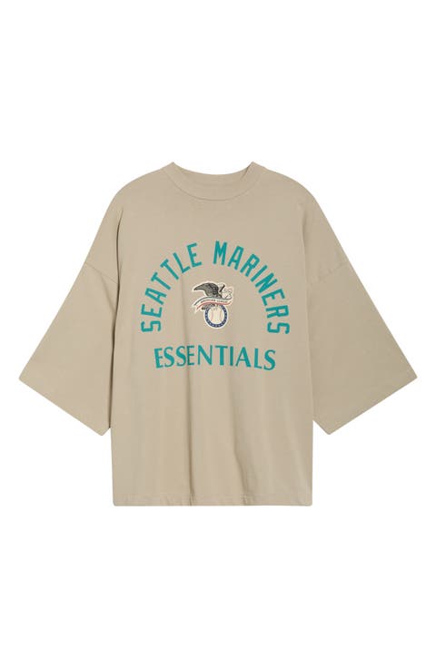 x MLB Seattle Mariners Merch Cotton Graphic T-Shirt
