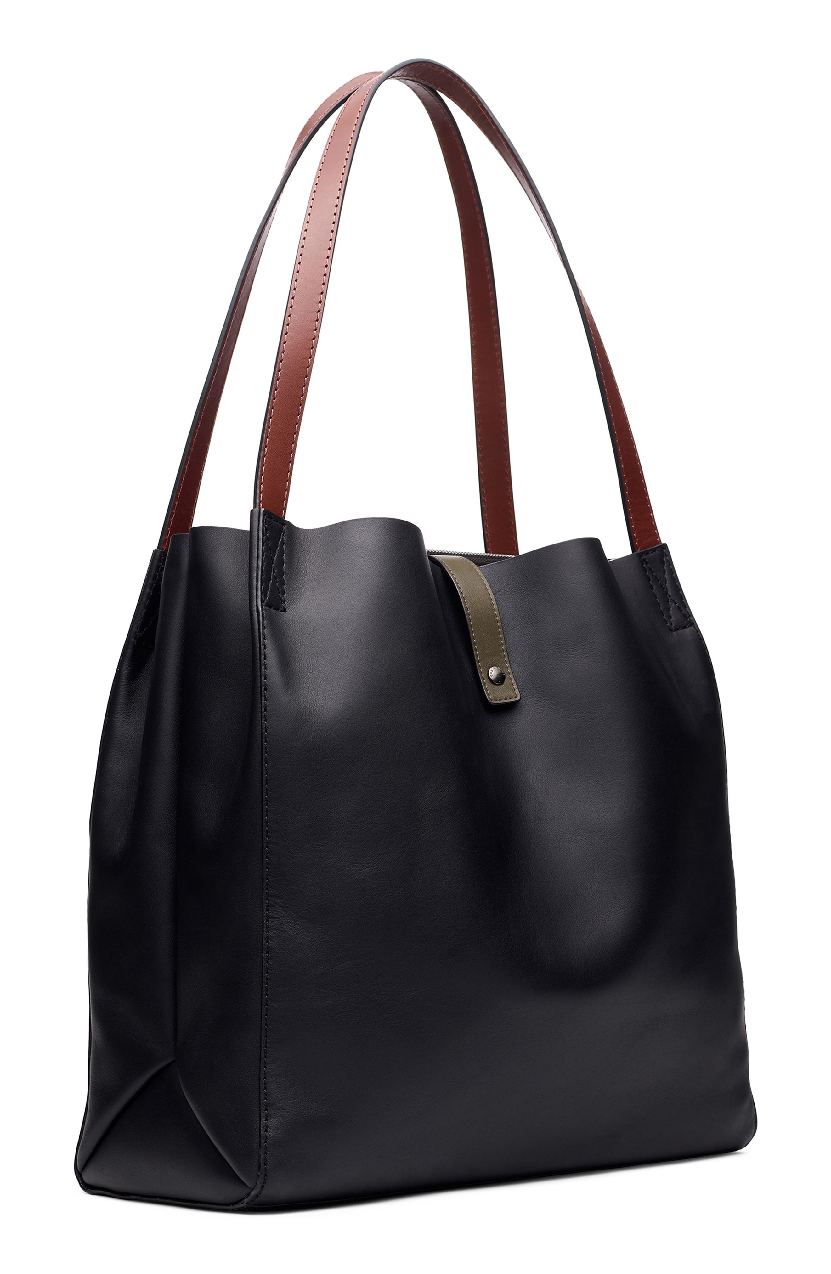 rag & bone Passenger Leather Tote, Alternate, color, 